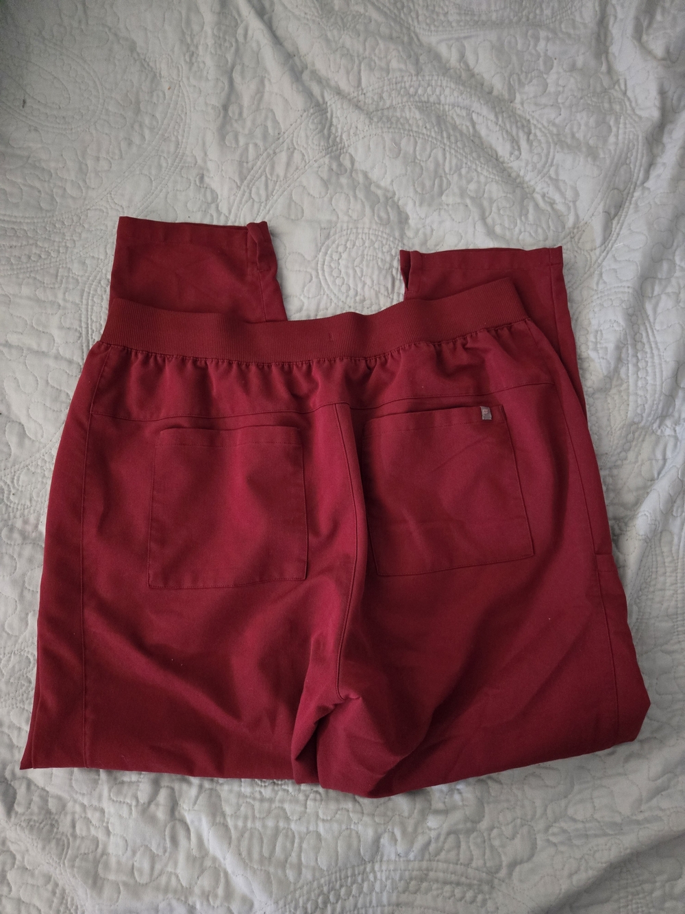 Fabletics Scrub Set Burgundy Color XXL - Picture 8 of 10
